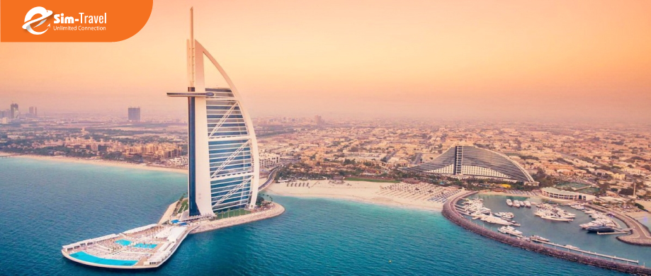 Esim du lịch UAE 4G đa dạng gói dung lượng