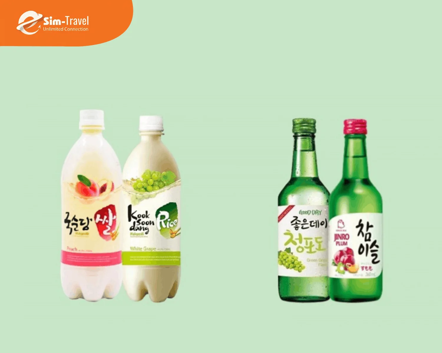 Nếu đi du lịch Hàn Quốc nên mua quà gì cho nam giới, rượu là món đáng cân nhắc.