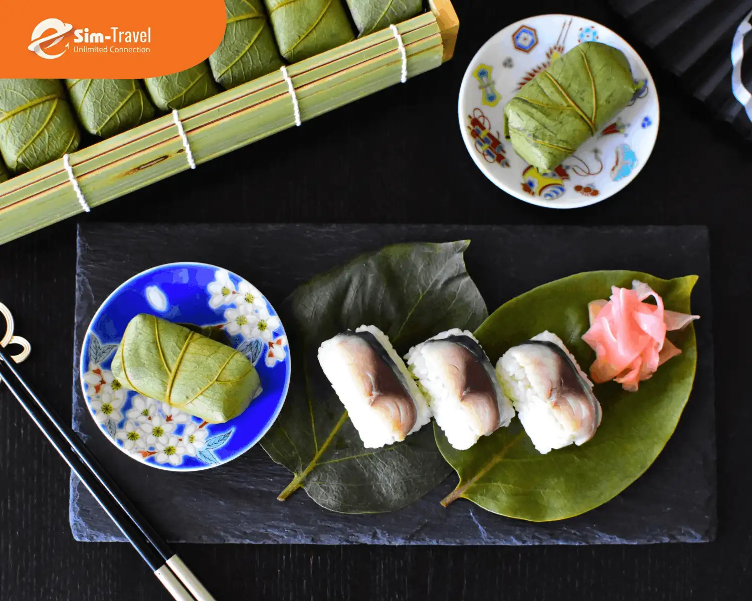 Kakinoha Sushi – Sushi cuộn lá hồng độc đáo