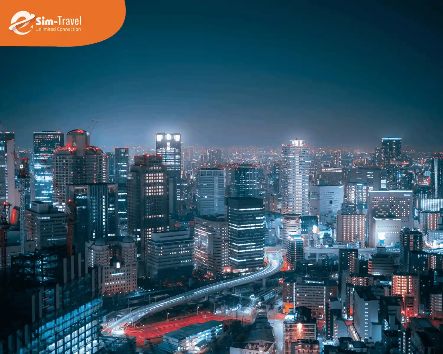 Cảnh đêm rực rỡ ở Osaka