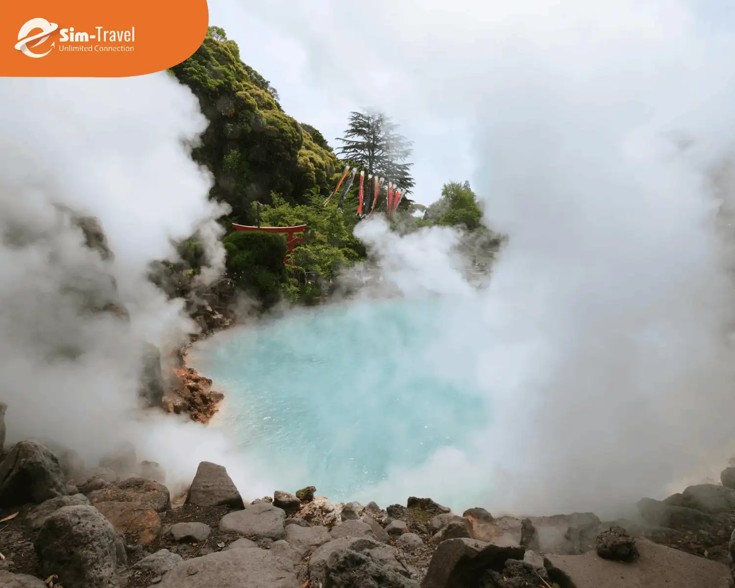 Cảm giác thư thái khi hoà mình vào dòng nước tắm onsen