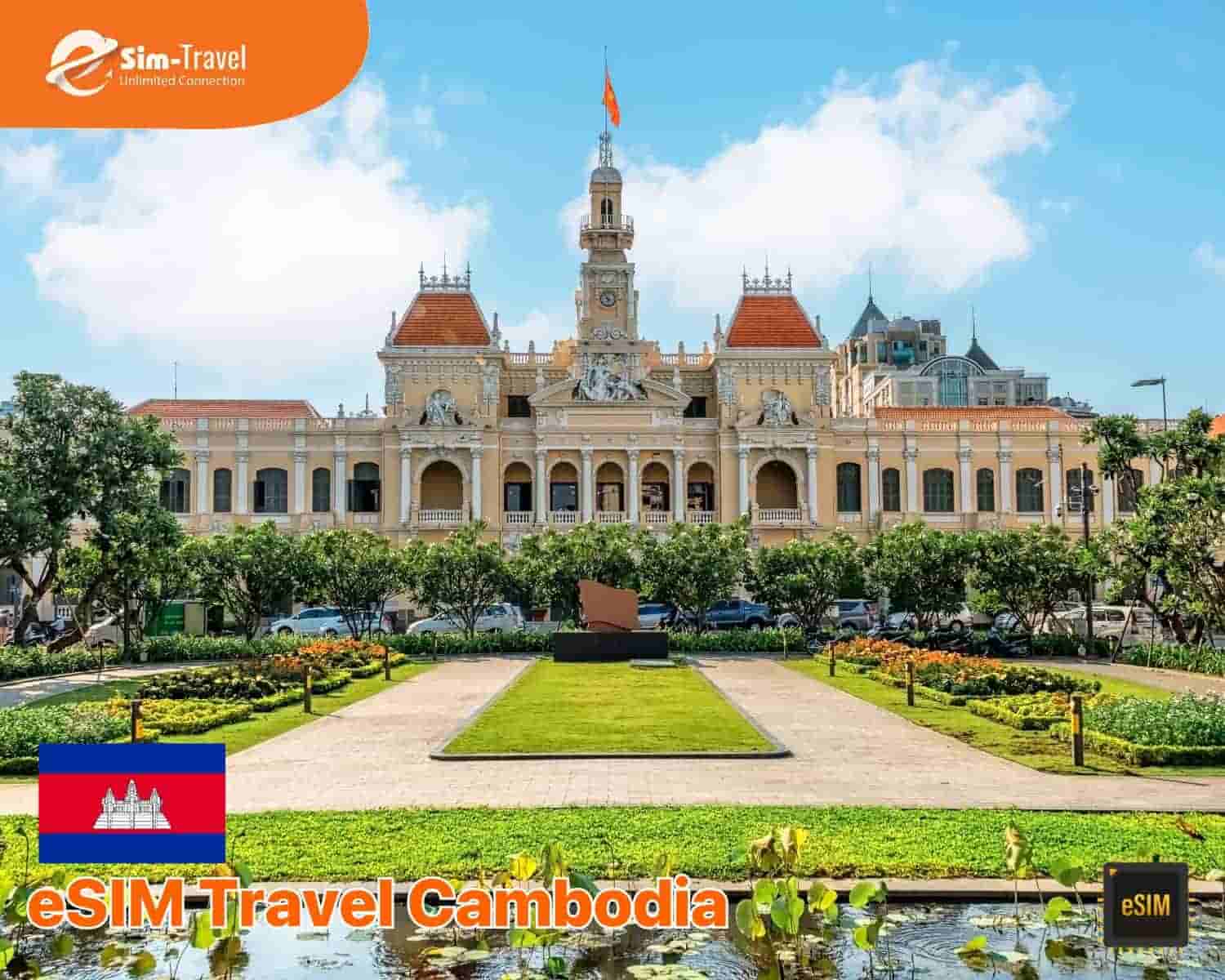 Thoải mái lướt mạng, tra cứu bản đồ và xử lý công việc với eSIM Cambodia, không cần SIM vật lý.