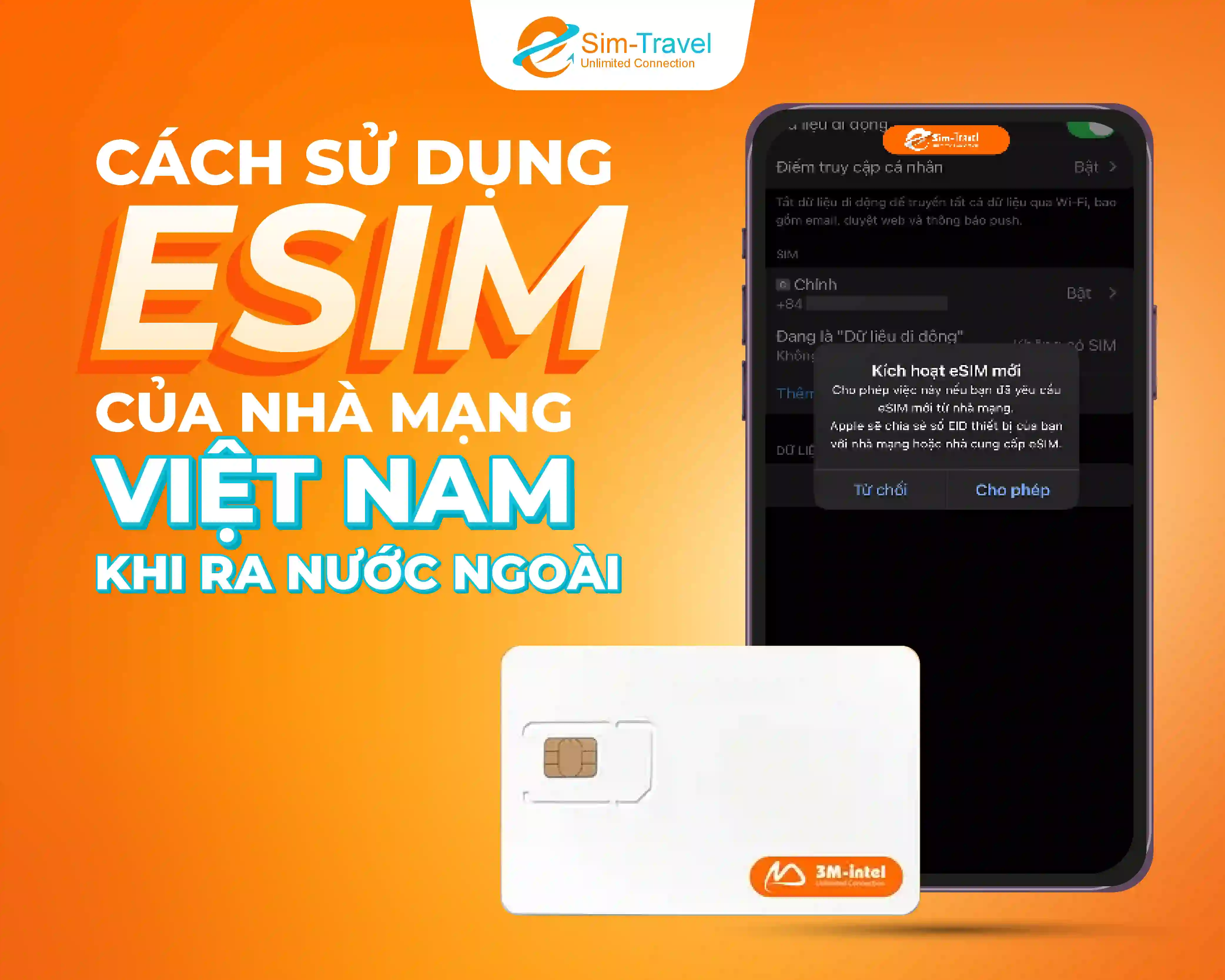  Cách đăng ký eSIM quốc tế hoặc chuyển vùng quốc tế
