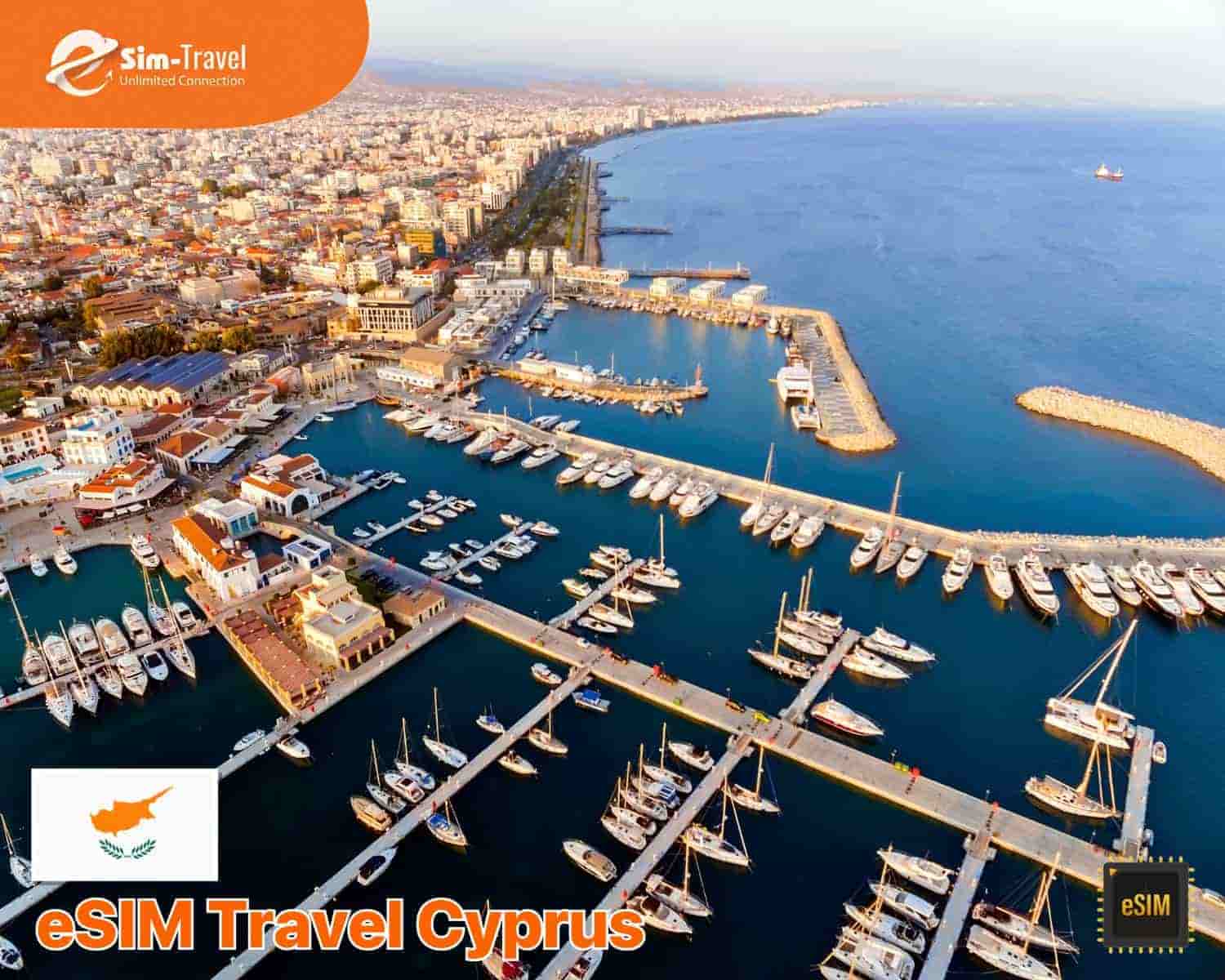 Kết nối mọi khoảnh khắc trên đảo Cyprus cùng eSIM tốc độ cao.