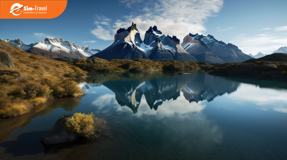 Núi phủ tuyết Chile