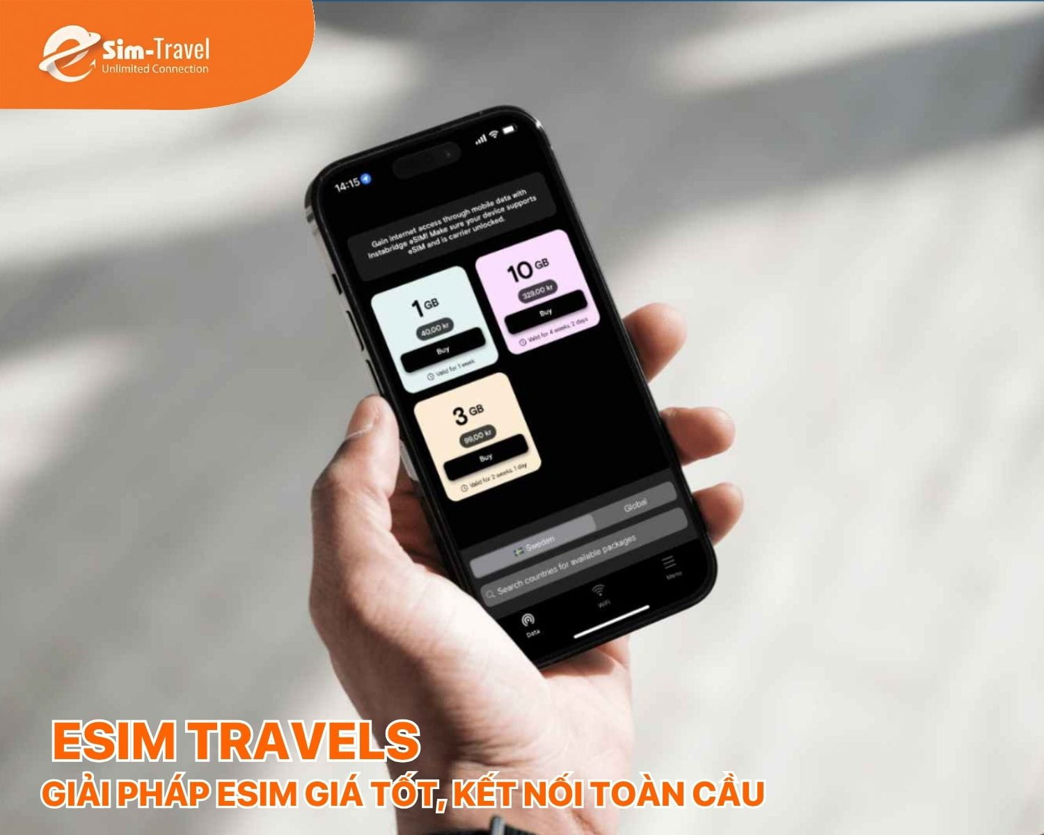 ESIM TRAVELS giải pháp kết nối Internet toàn cầu uy tín, giá rẻ cho mọi hành trình.