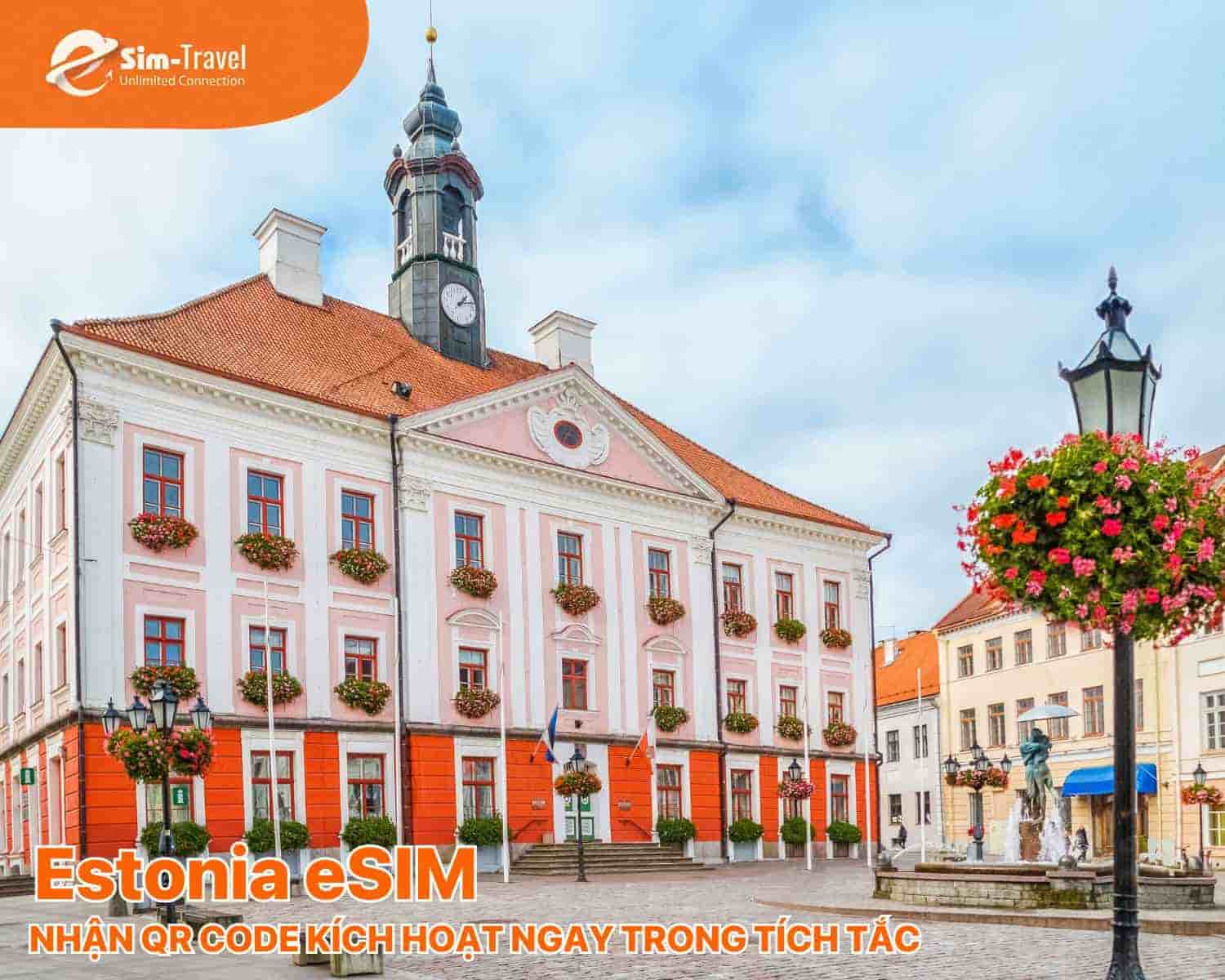 Kích hoạt eSIM Estonia chỉ trong vài phút, sẵn sàng khám phá ngay.