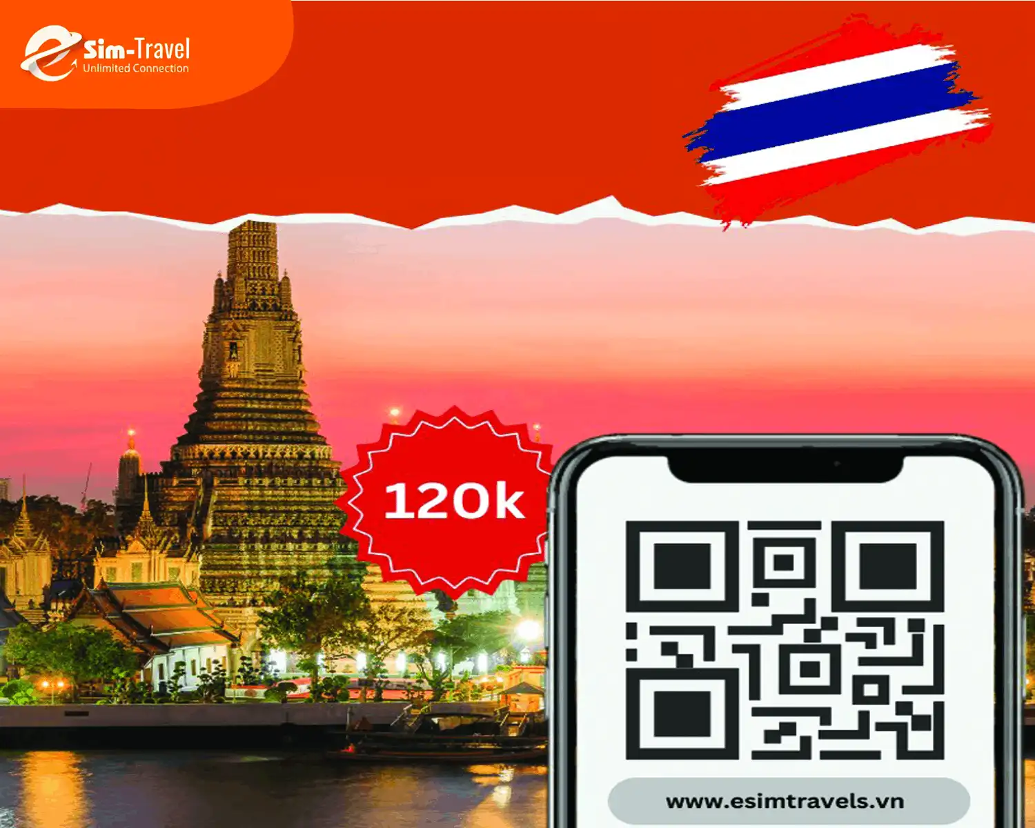 Dễ dàng khám phá đất Thái Lan với sim du lịch 4G tốc độ cao