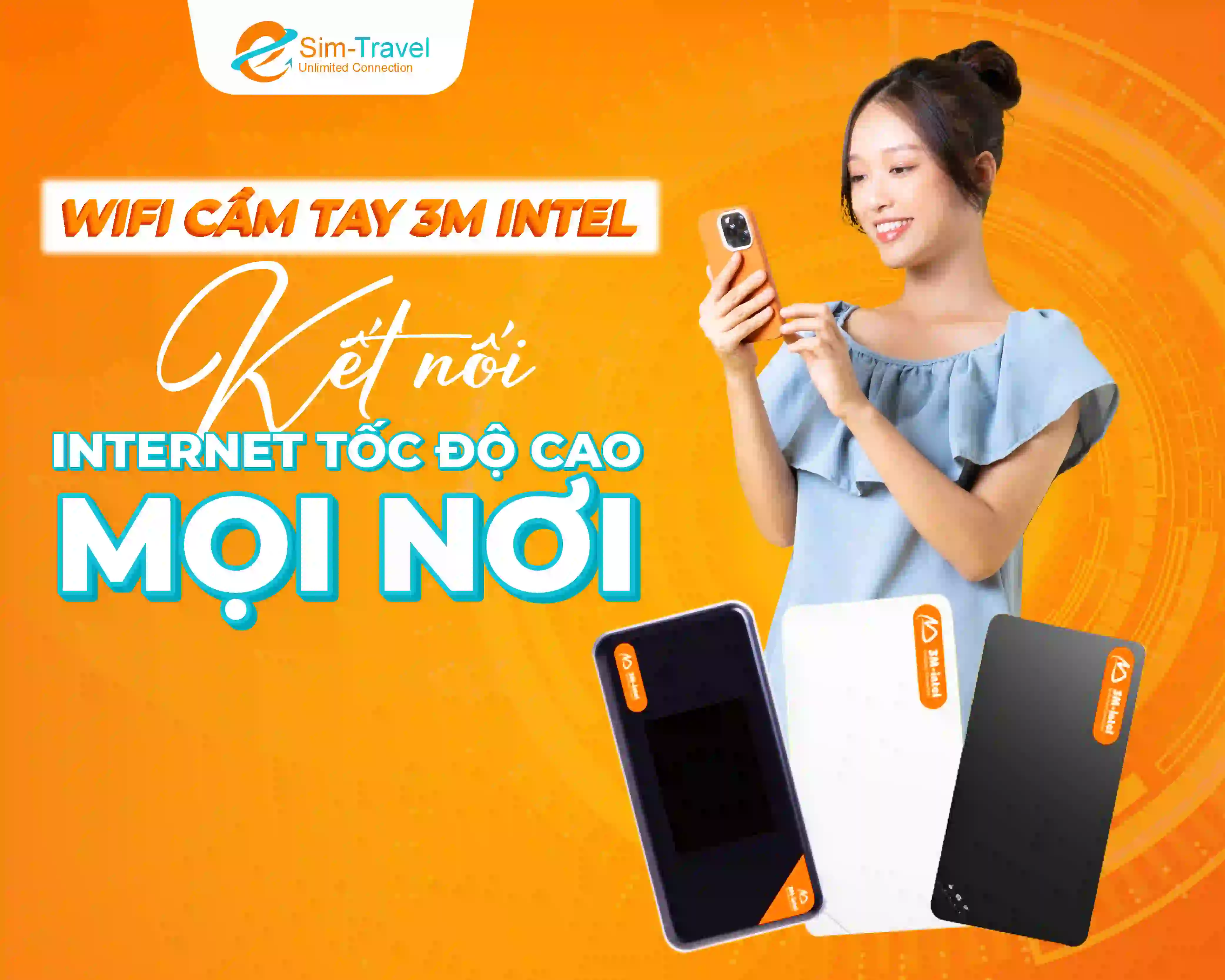 WiFi Cầm Tay 3M Intel – Kết Nối Internet Tốc Độ Cao